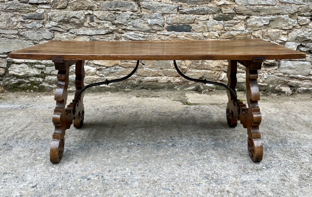 18th Century Spanish Walnut Table View XXX