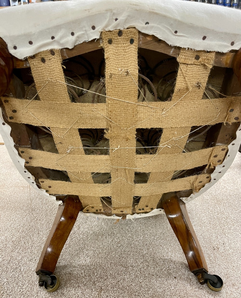 Victorian Howard Style Occasional Chair View VI