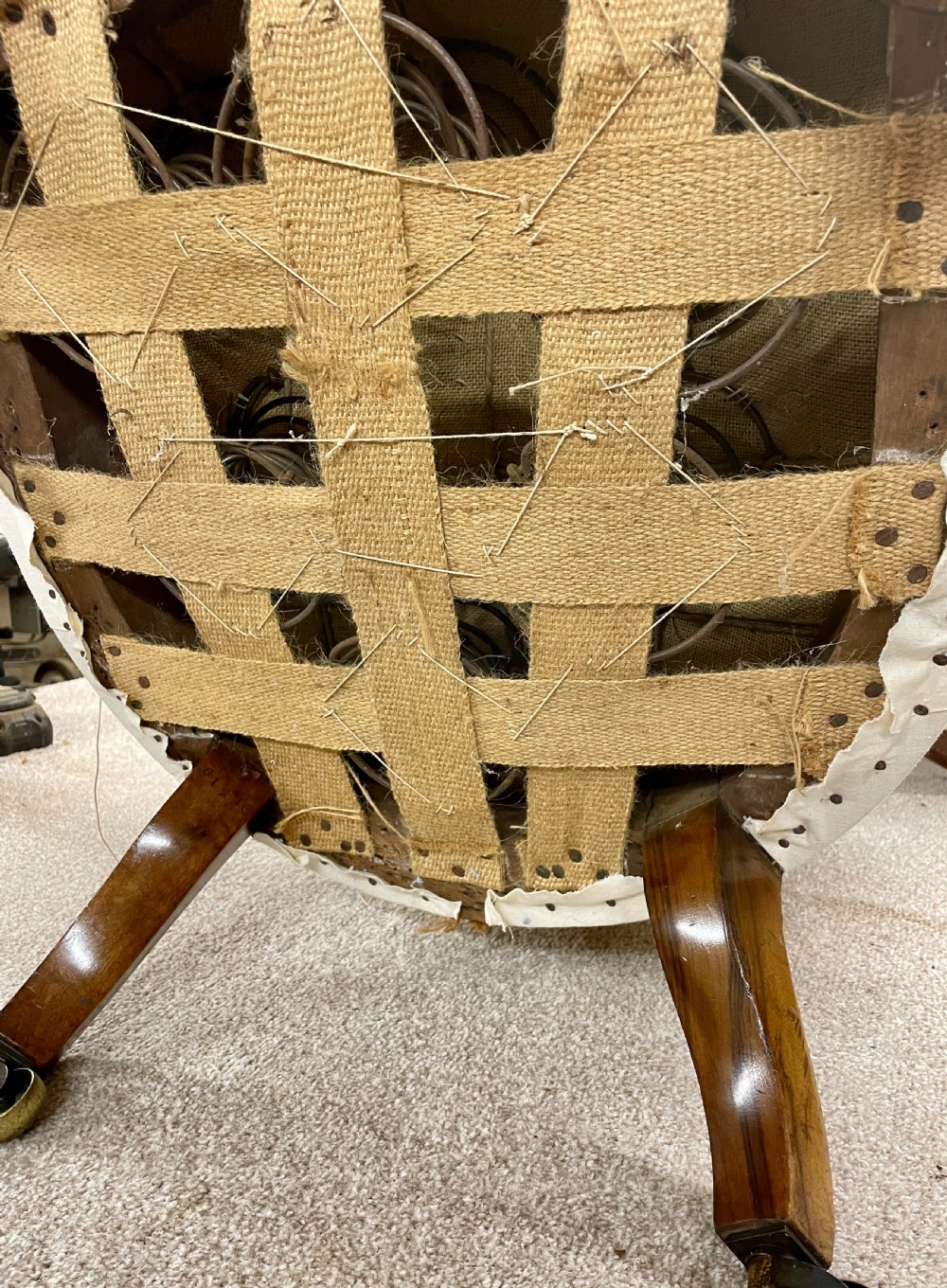Victorian Howard Style Occasional Chair View VII