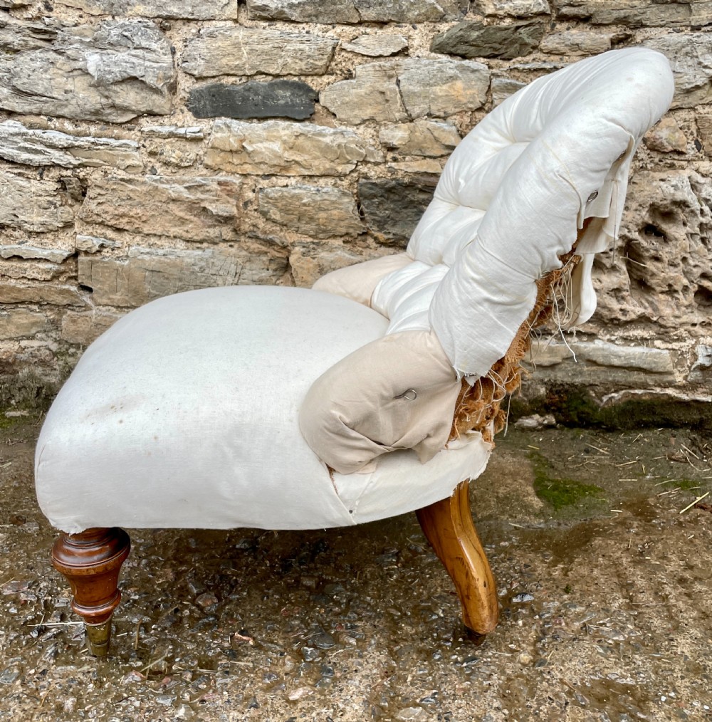 Victorian Howard Style Occasional Chair View XIII