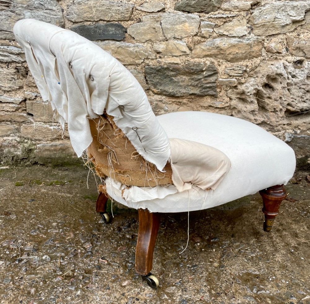 Victorian Howard Style Occasional Chair View XV
