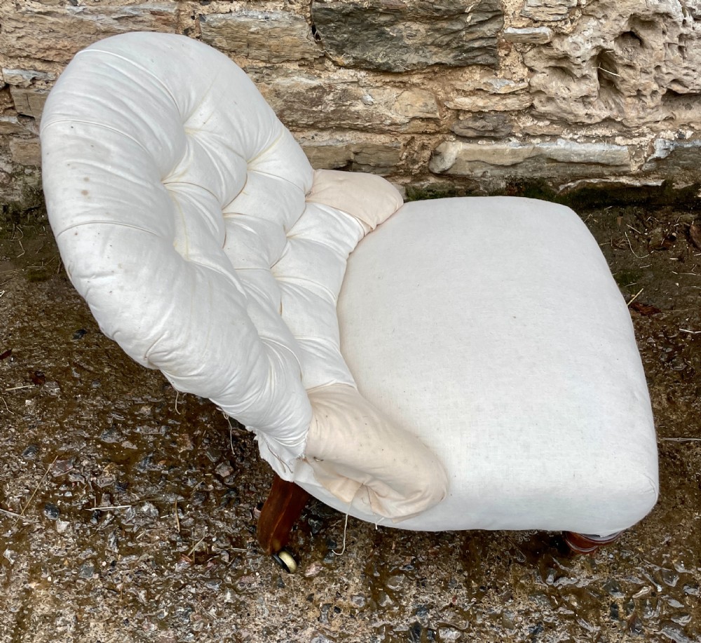 Victorian Howard Style Occasional Chair View XVI