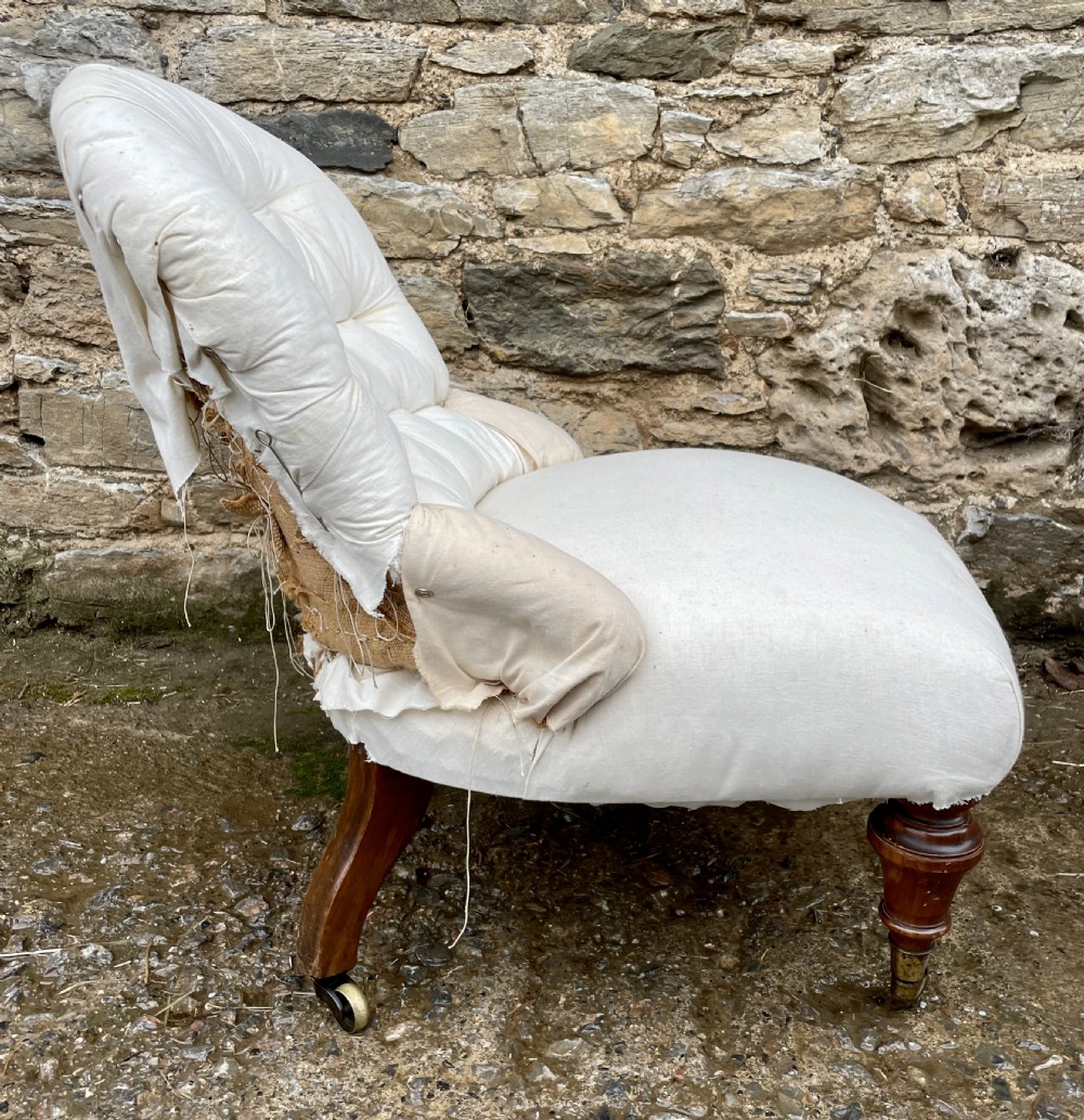 Victorian Howard Style Occasional Chair View XX