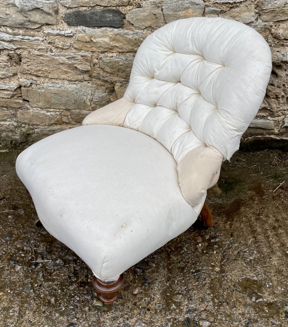Victorian Howard Style Occasional Chair View XXI