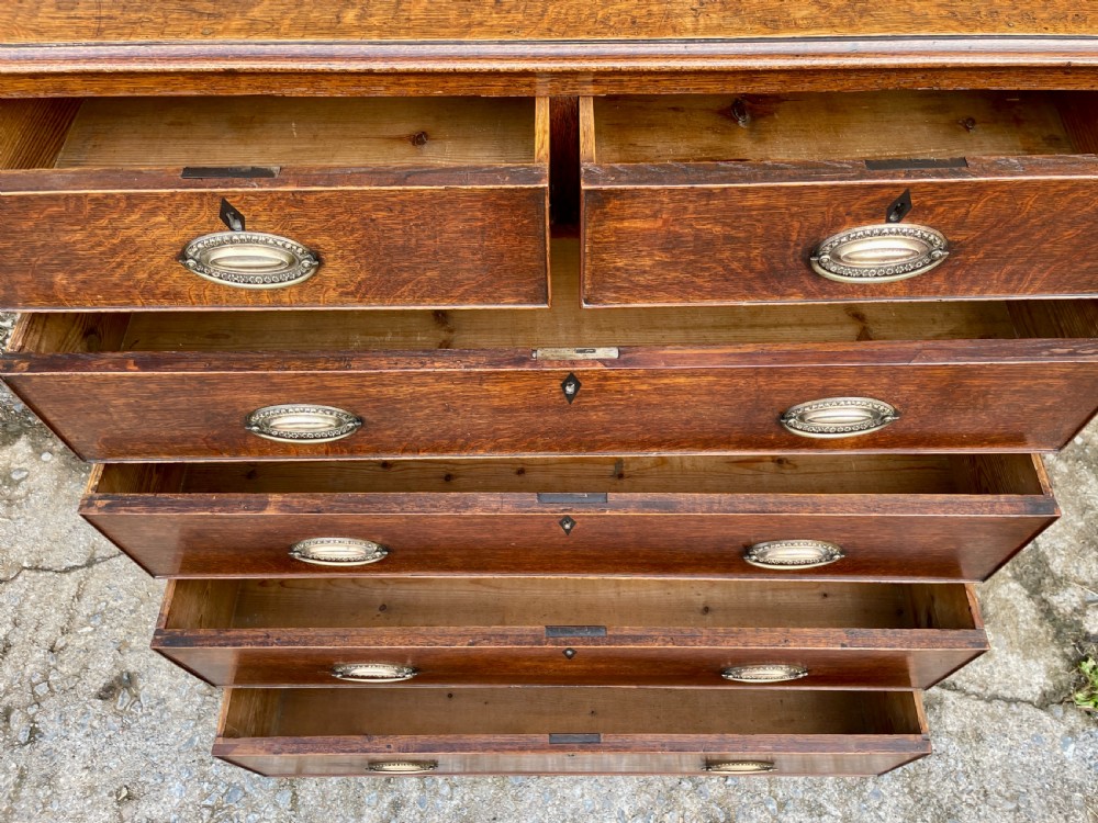 Large Georgian Oak Chest of Drawers View VIII