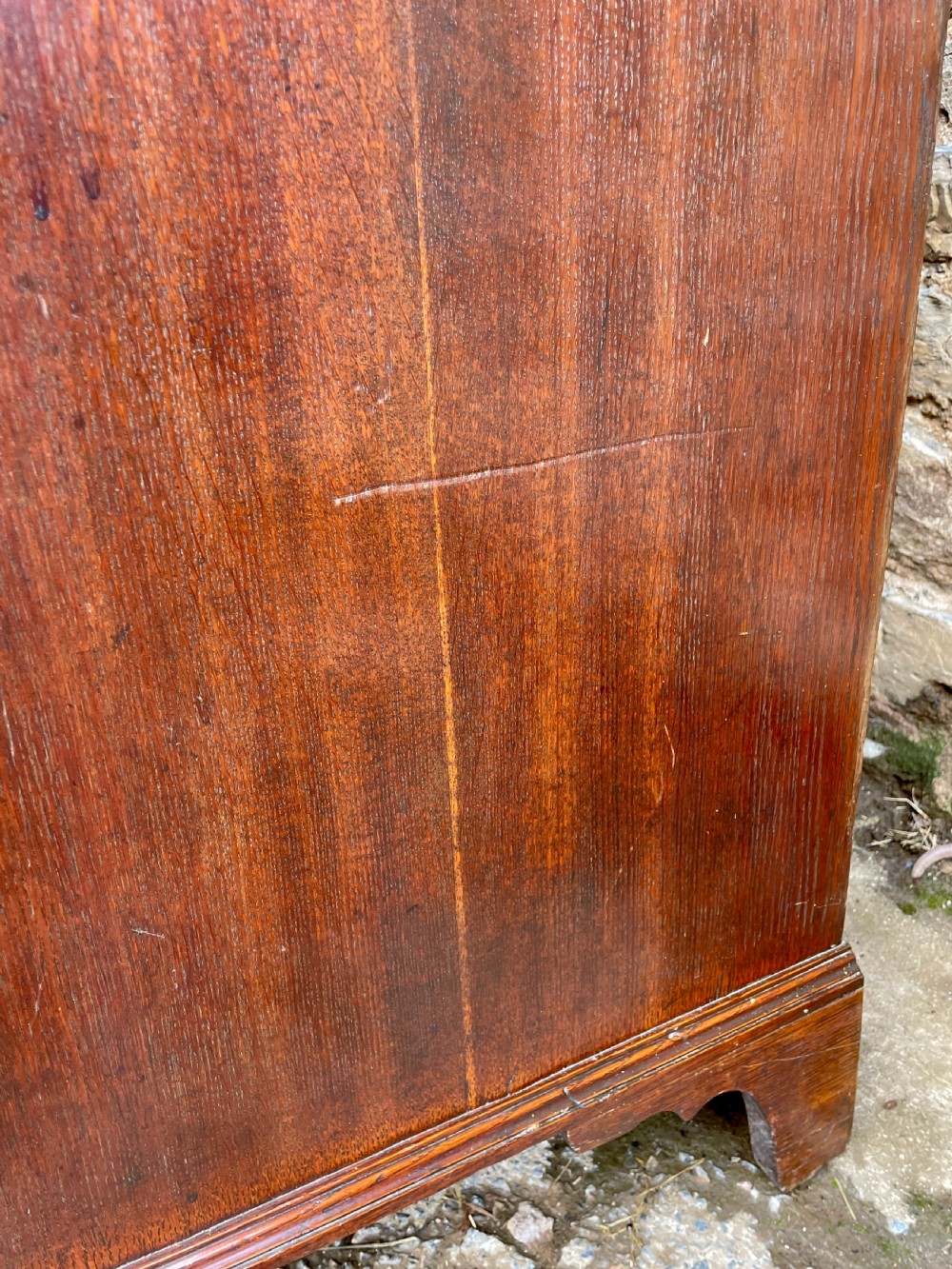 Large Georgian Oak Chest of Drawers View X