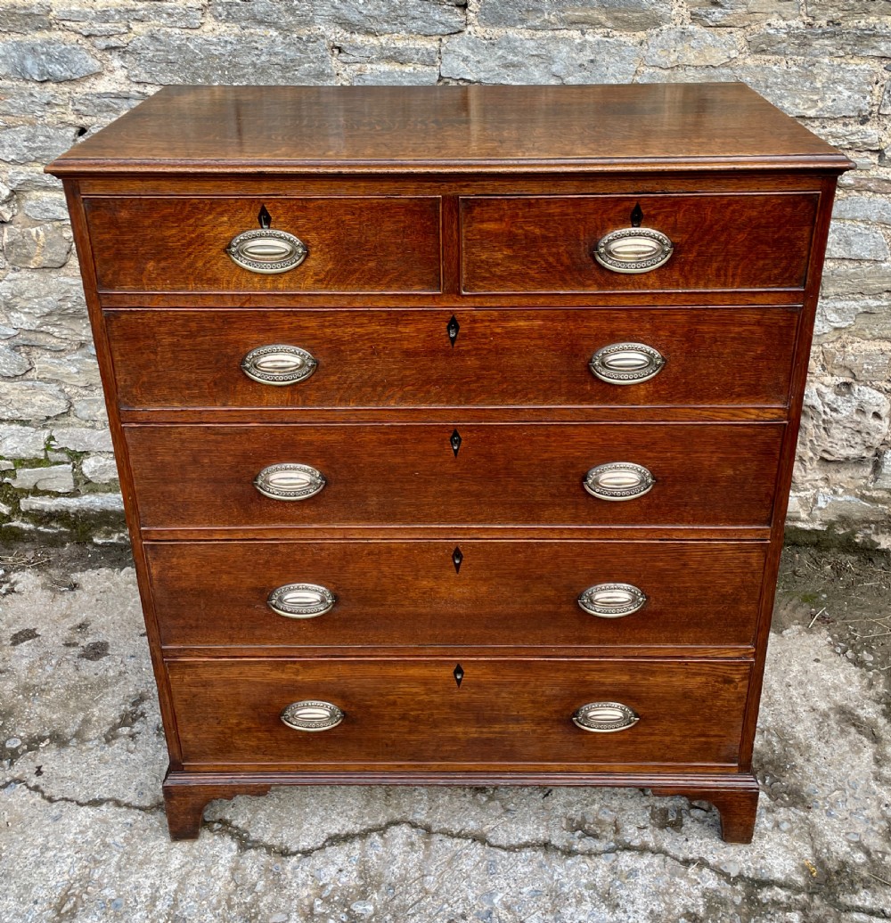 Large Georgian Oak Chest of Drawers View XIV