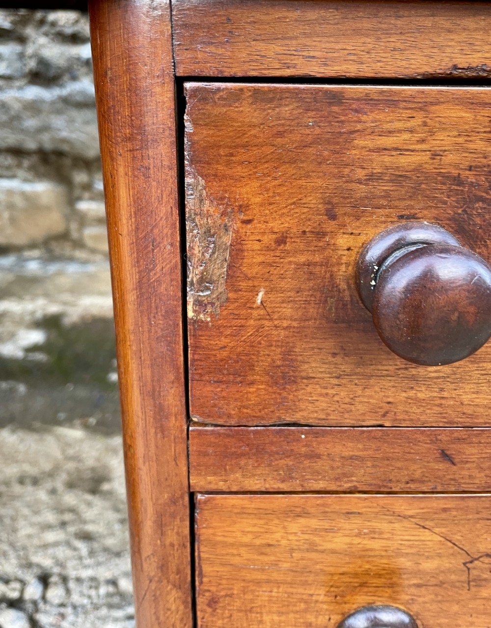 Victorian Mahogany Pedestal Desk View XIV