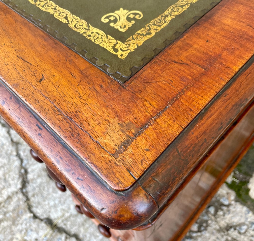 Victorian Mahogany Pedestal Desk View XVIII