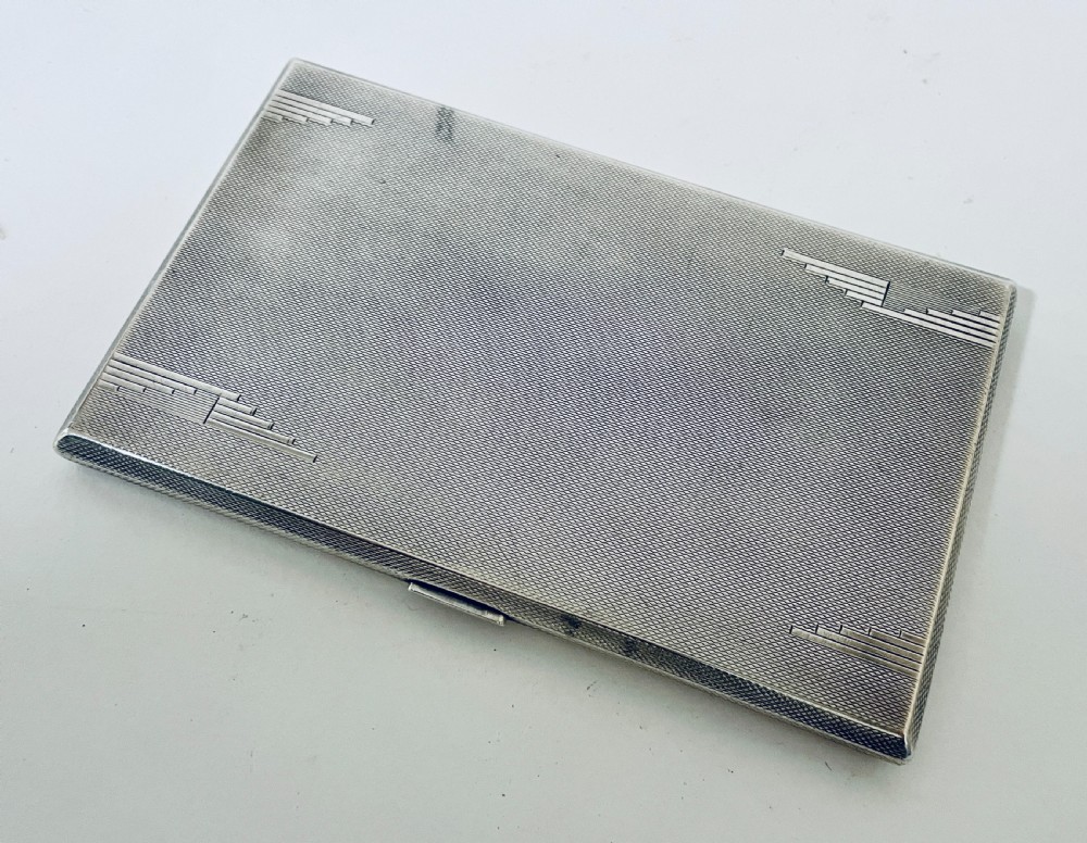 Art Deco Silver Cigarette Case View II