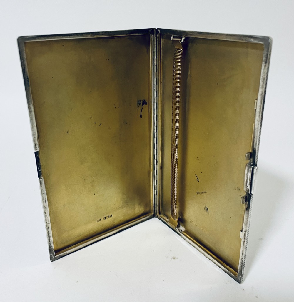 Art Deco Silver Cigarette Case View V