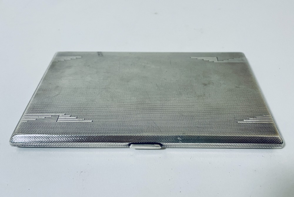 Art Deco Silver Cigarette Case View VI