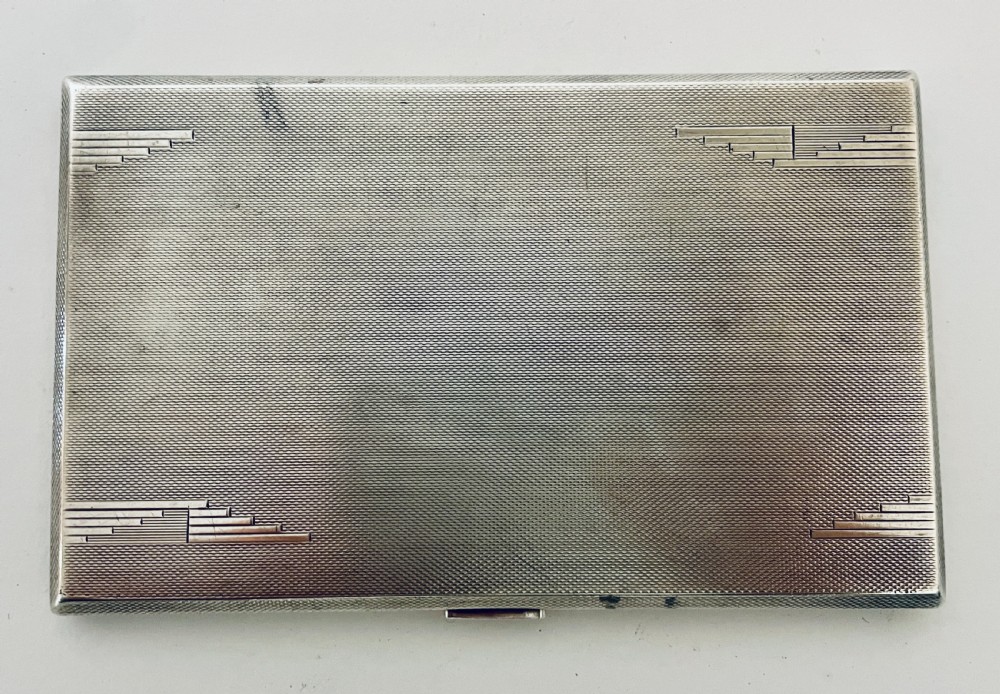 Art Deco Silver Cigarette Case View IX