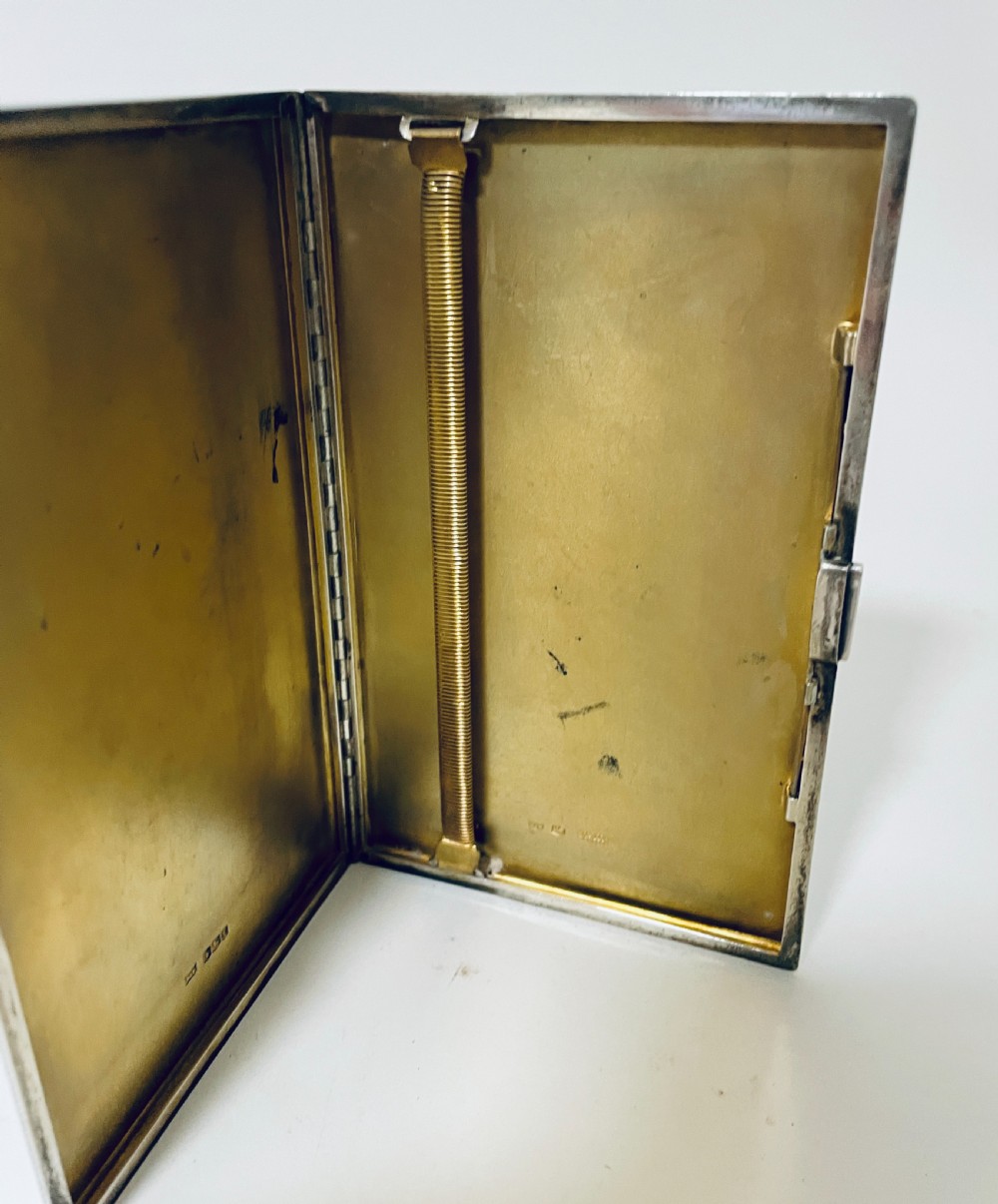 Art Deco Silver Cigarette Case View XI