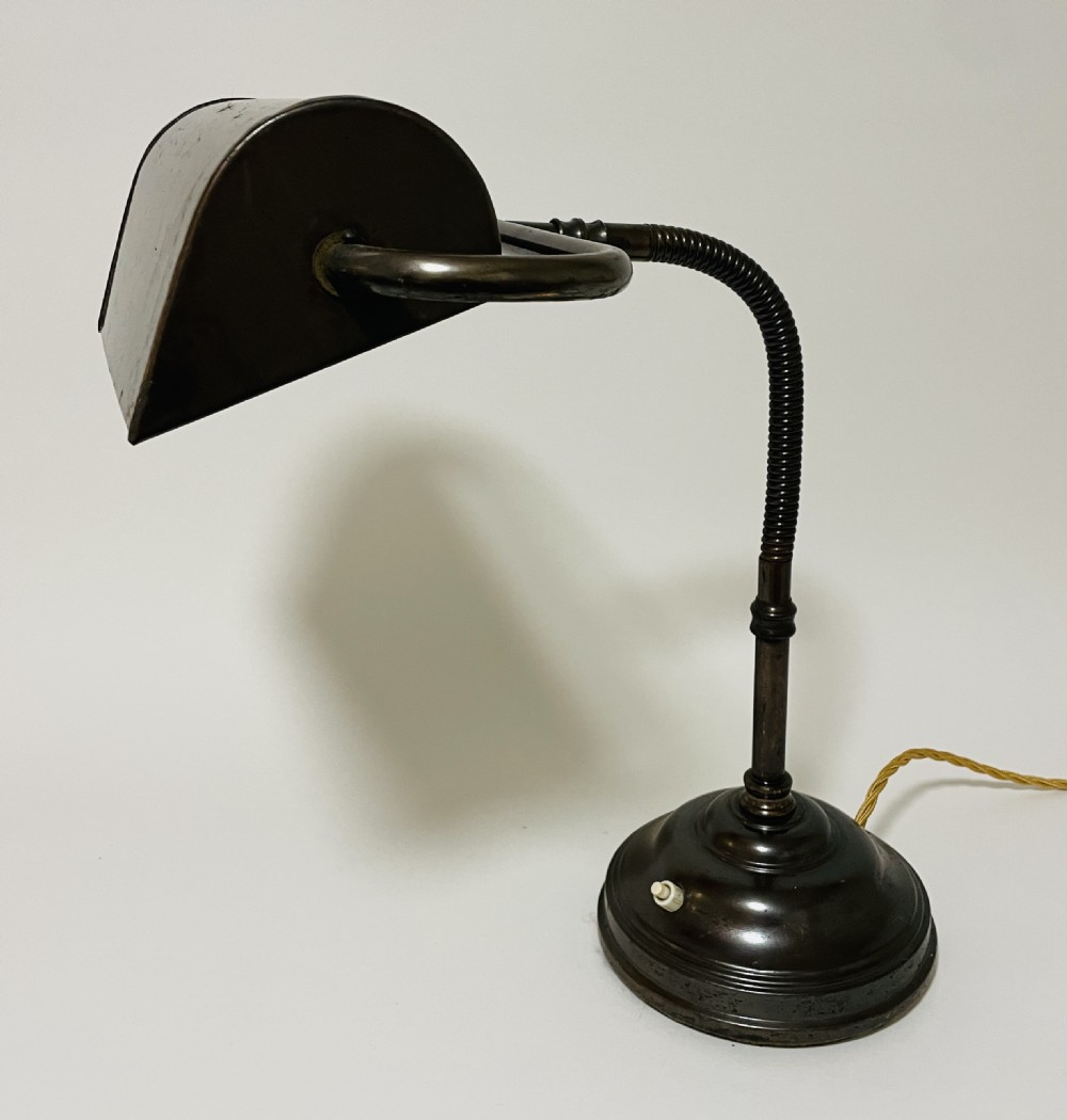 Antique Bankers Desk Lamp View VI