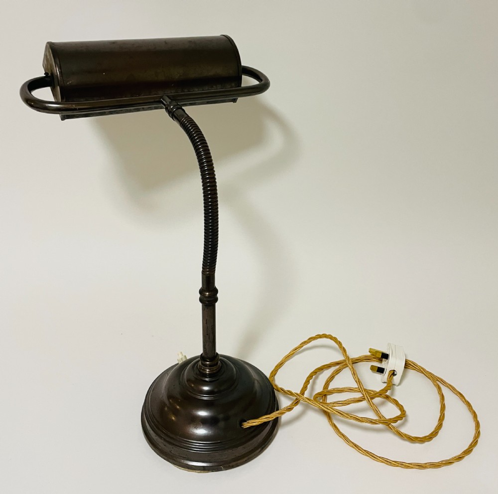 Antique Bankers Desk Lamp View IX