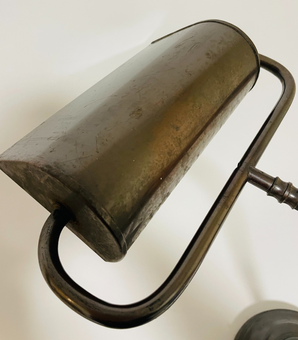 Antique Bankers Desk Lamp View XI