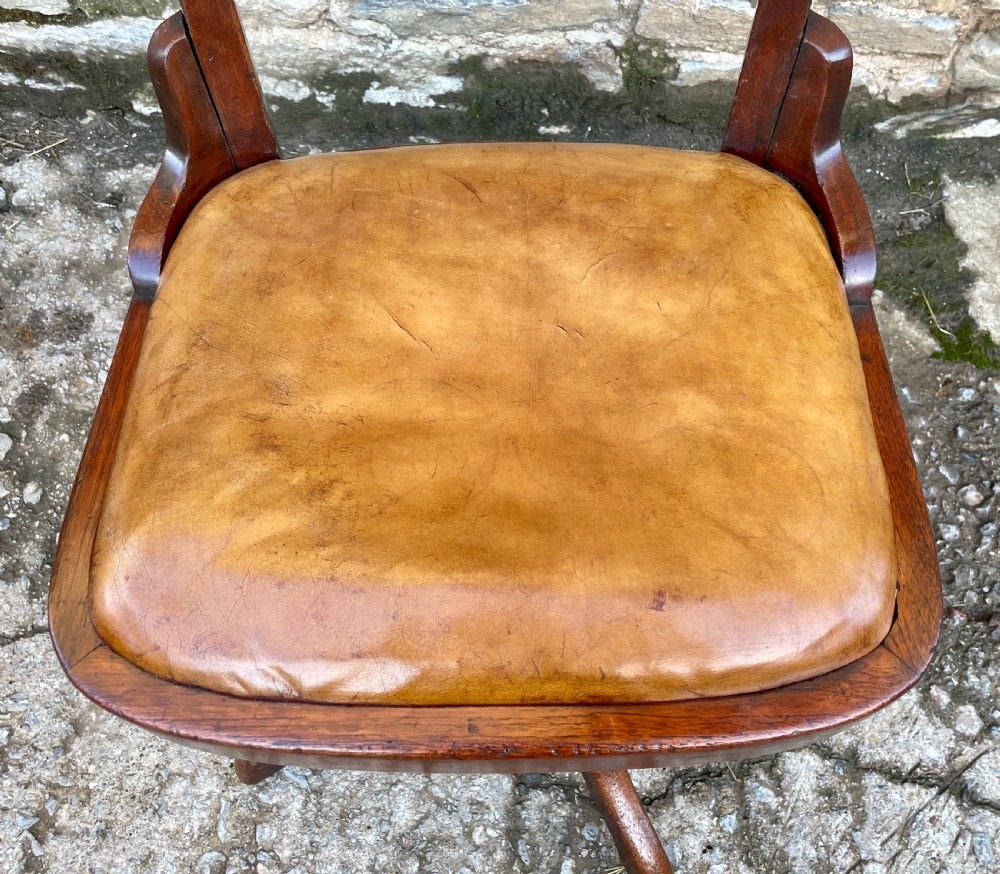 Edwardian Swivel Desk Chair View VI