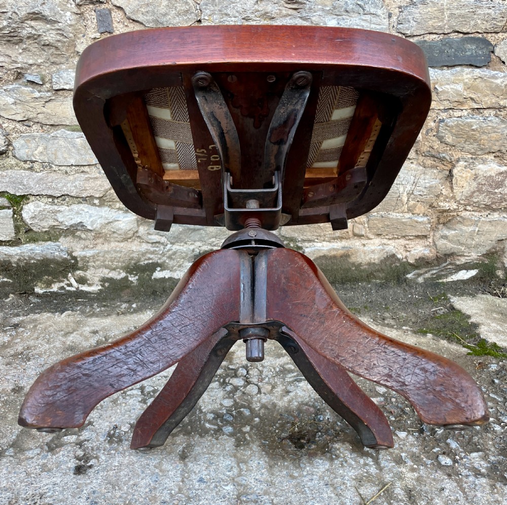 Edwardian Swivel Desk Chair View XIII