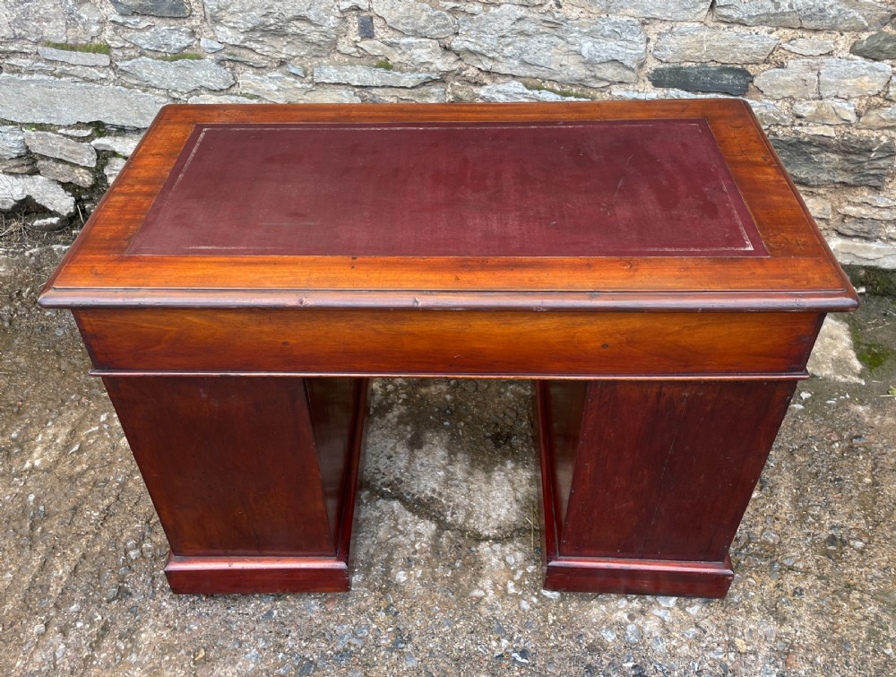 Victorian Mahogany Pedestal Desk View X