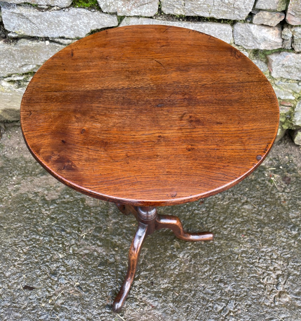 Georgian Oak Wine Table View VI