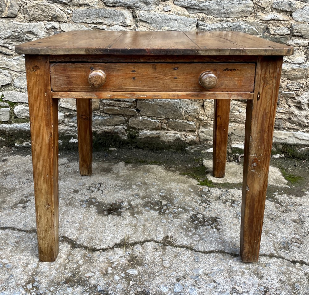 Small Antique Pine Table View III