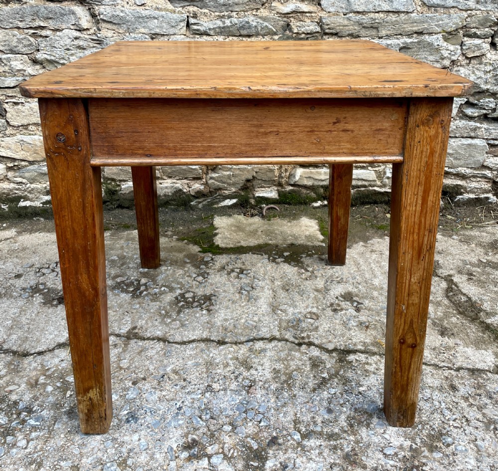 Small Antique Pine Table View VIII
