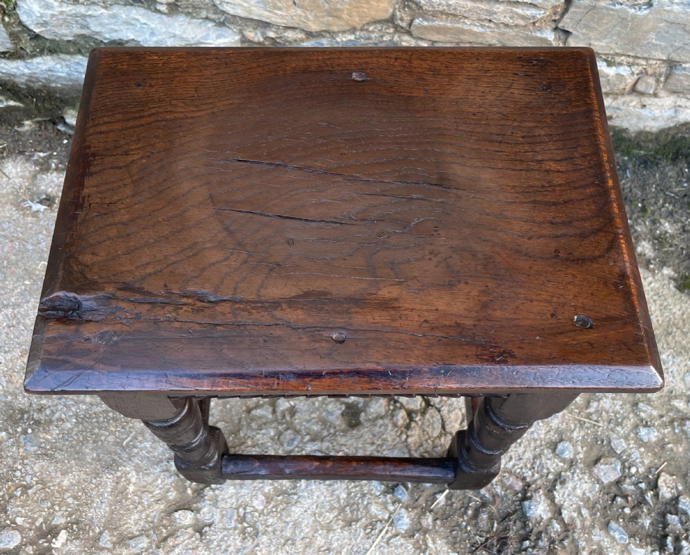 17th Century Oak Joint Stool View VI