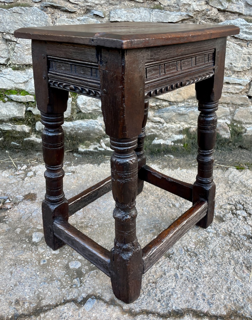 17th Century Oak Joint Stool View XIII
