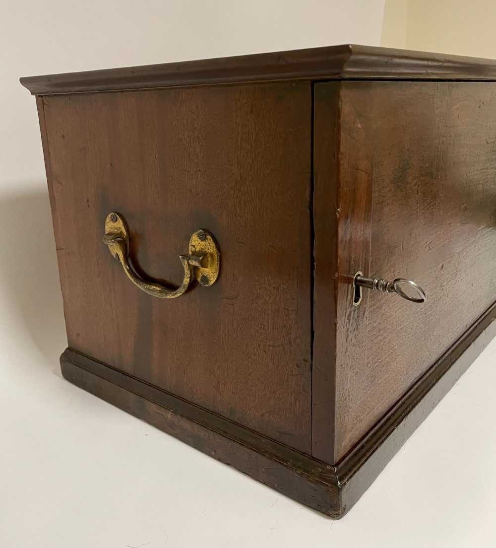 Georgian Mahogany Estate Cupboard Possibly Military View III