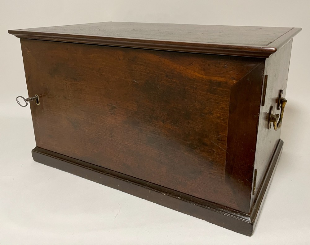 Georgian Mahogany Estate Cupboard Possibly Military View IV