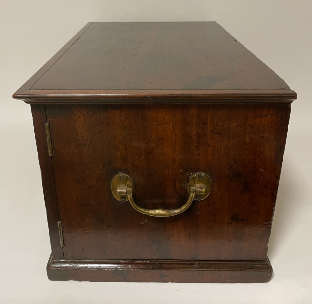 Georgian Mahogany Estate Cupboard Possibly Military View V