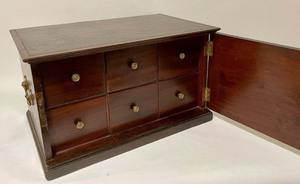 Georgian Mahogany Estate Cupboard Possibly Military View VIII