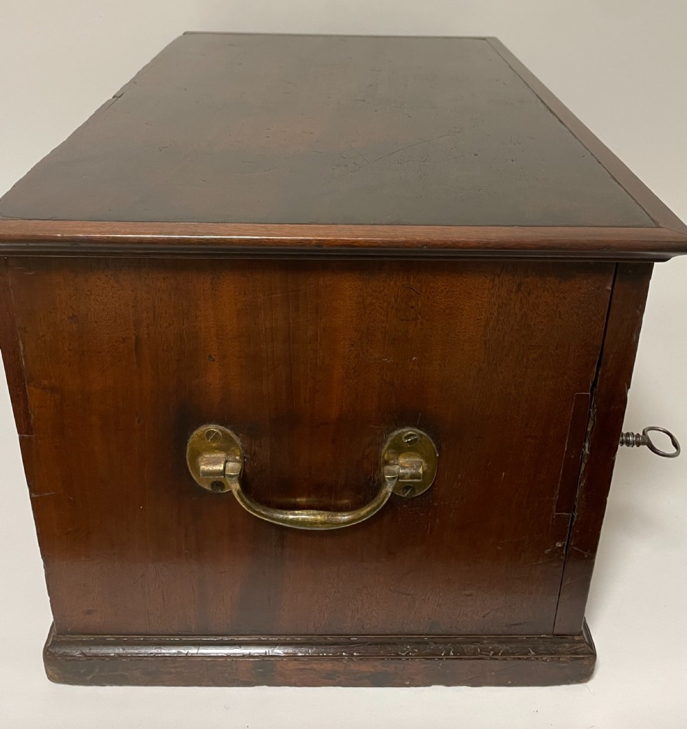 Georgian Mahogany Estate Cupboard Possibly Military View XVII