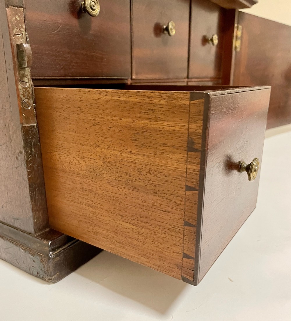 Georgian Mahogany Estate Cupboard Possibly Military View XVIII