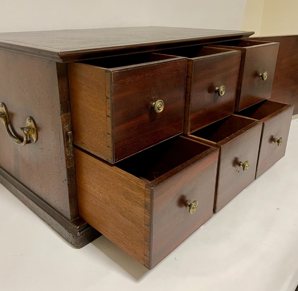 Georgian Mahogany Estate Cupboard Possibly Military View XX