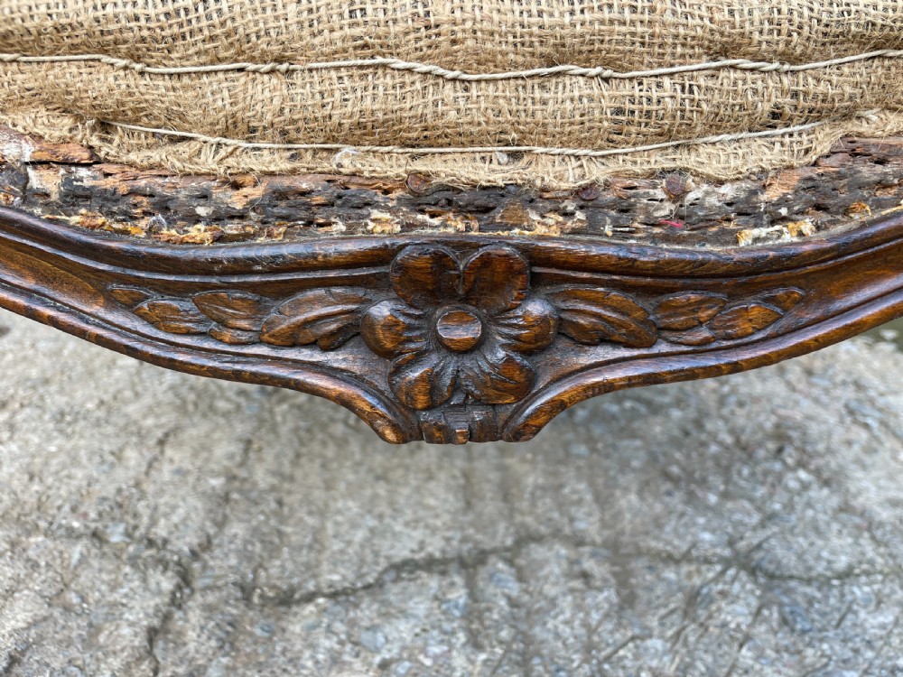 Antique Carved Centre / Foot Stool View XIV