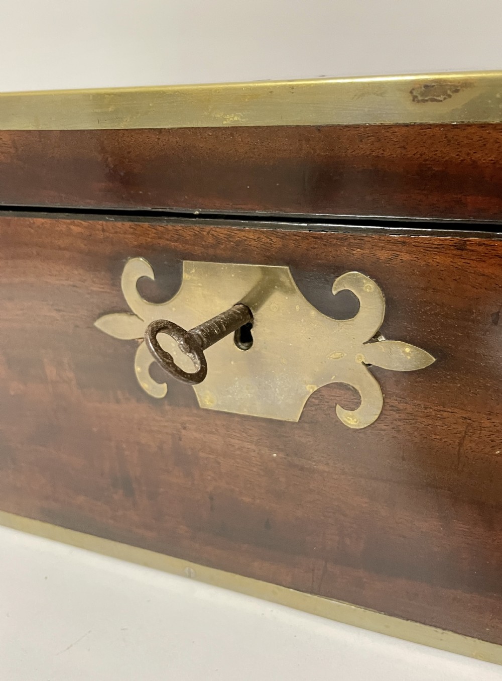 Georgian Mahogany Writing Slope with Secret Drawers View IV