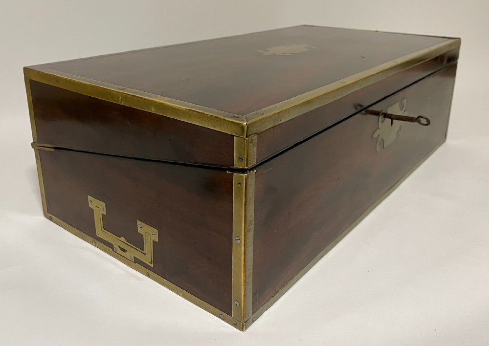 Georgian Mahogany Writing Slope with Secret Drawers View VII