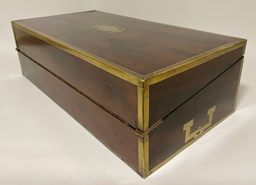 Georgian Mahogany Writing Slope with Secret Drawers View VIII