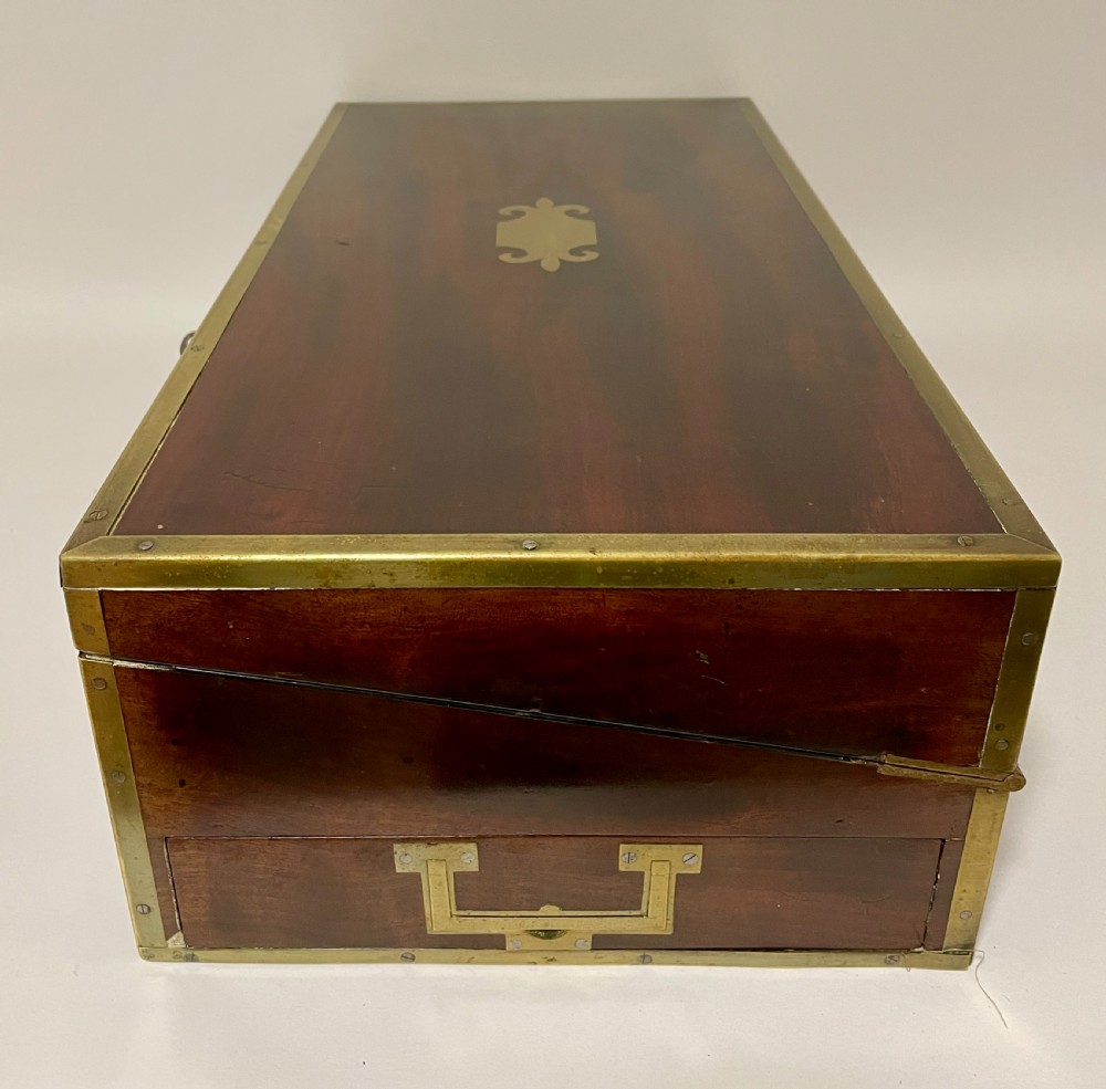 Georgian Mahogany Writing Slope with Secret Drawers View XIV