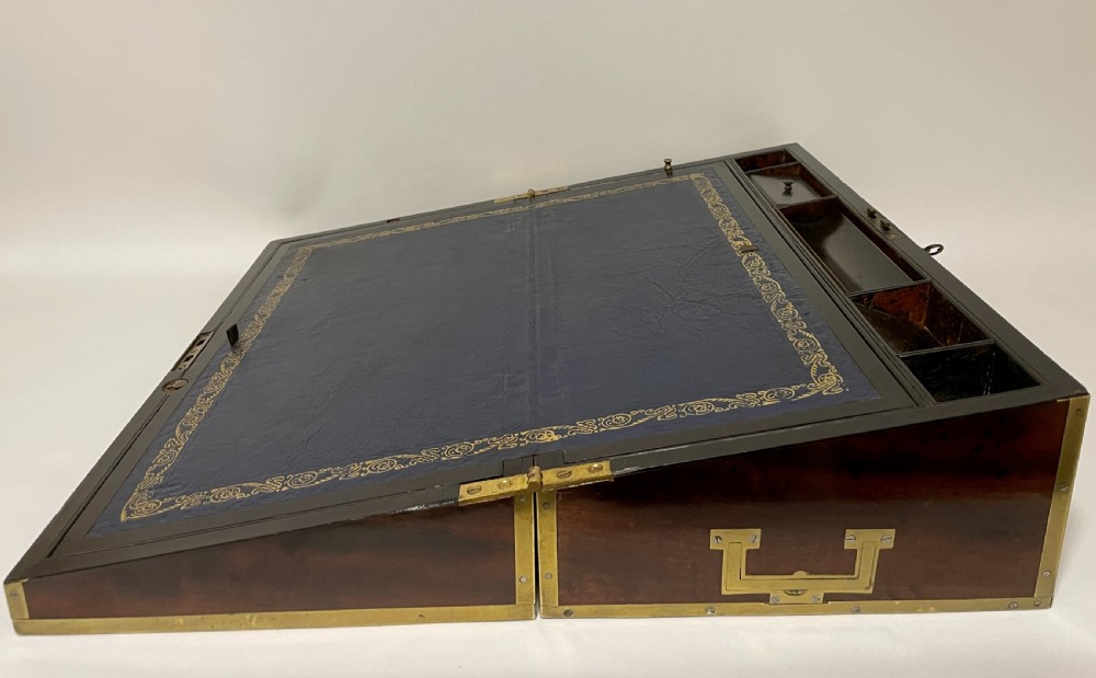 Georgian Mahogany Writing Slope with Secret Drawers View XVIII