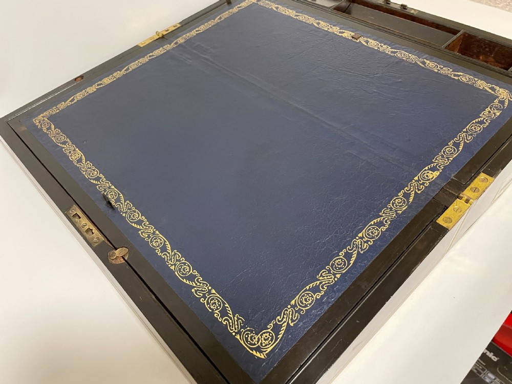 Georgian Mahogany Writing Slope with Secret Drawers View XIX