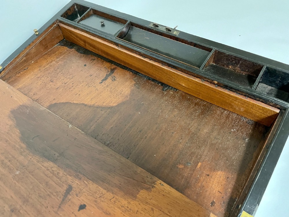 Georgian Mahogany Writing Slope with Secret Drawers View XX