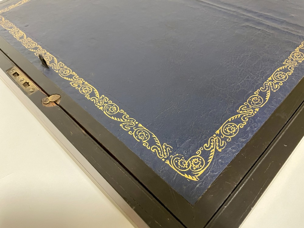 Georgian Mahogany Writing Slope with Secret Drawers View XXII
