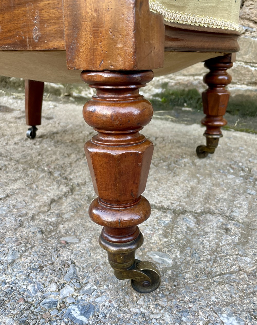 Victorian Mahogany Framed Armchair View XII