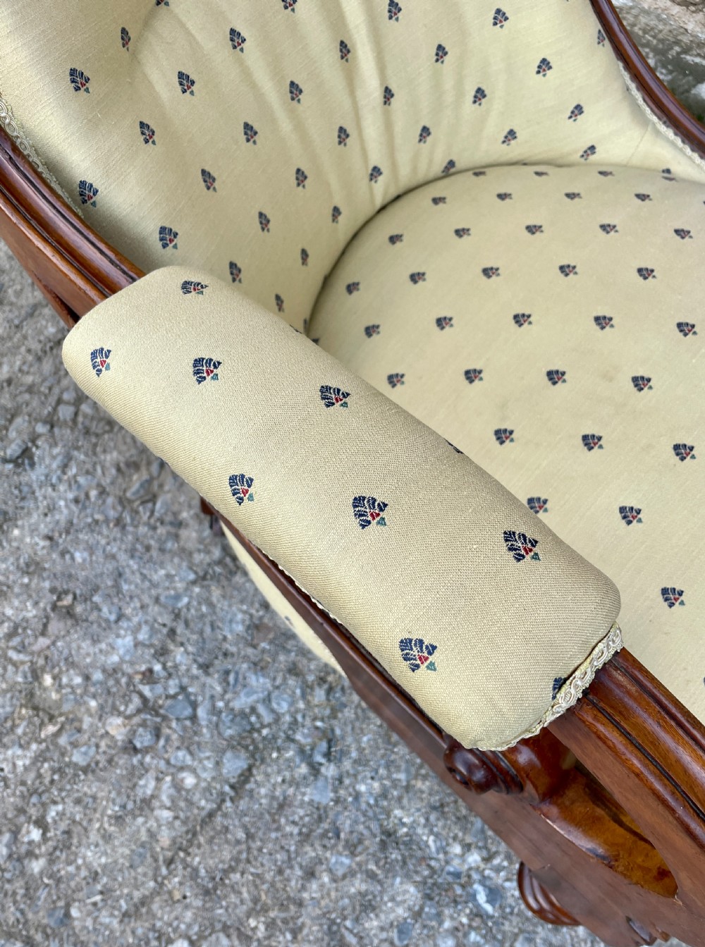 Victorian Mahogany Framed Armchair View XV