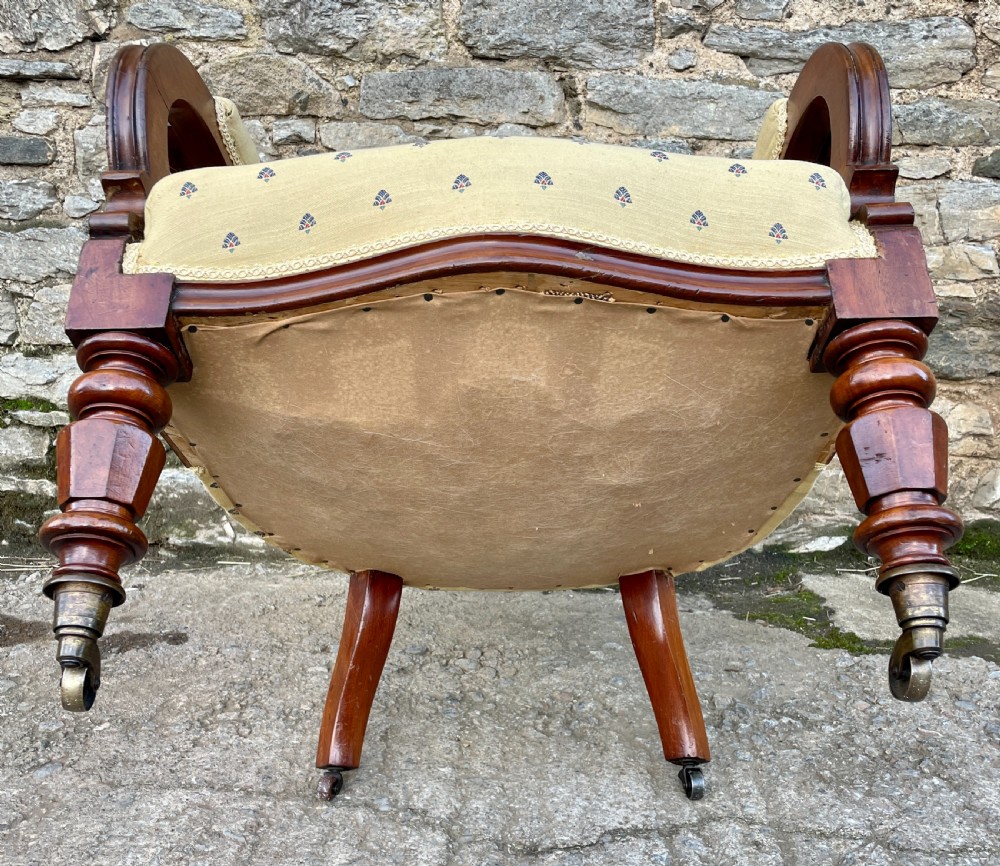 Victorian Mahogany Framed Armchair View XVIII