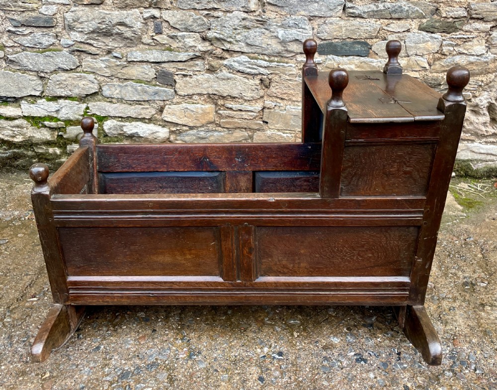 18th Century Oak Cradle