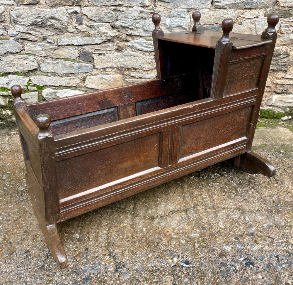 18th Century Oak Cradle View II